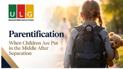 Parentification when children are put in the middle after separation